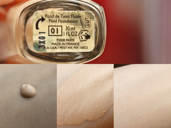 Невидимое и тающее тональное средство Guerlain Lingerie De Peau Invisible Skin-Fusion Foundation SPF 20 PA+ Герлен в оттенке № 01 Beige Pale
