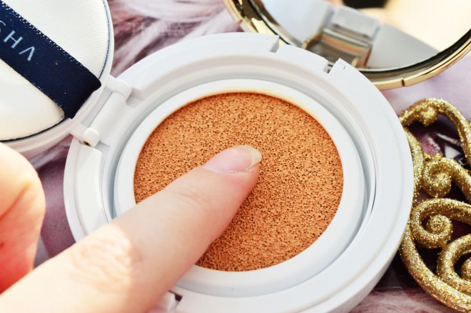 Ровный тон и сияющая кожа с Magic Cushion Moisture от Missha №23