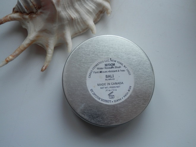 Румяна Cargo Swimmables Water Resistant Blush оттенок Bali