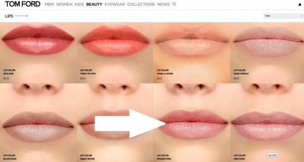 Не подарок. Помада Tom Ford lip color 01 Spanish Pink