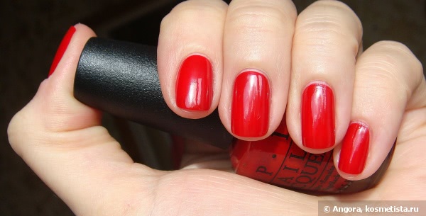 OPI Nail Lacquer Ink NL B61 & OPI Nail Lacquer Red Hot Rio NL A70