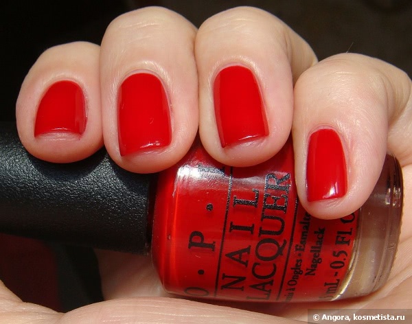 OPI Nail Lacquer Ink NL B61 & OPI Nail Lacquer Red Hot Rio NL A70