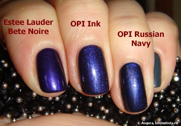 OPI Nail Lacquer Ink NL B61 & OPI Nail Lacquer Red Hot Rio NL A70