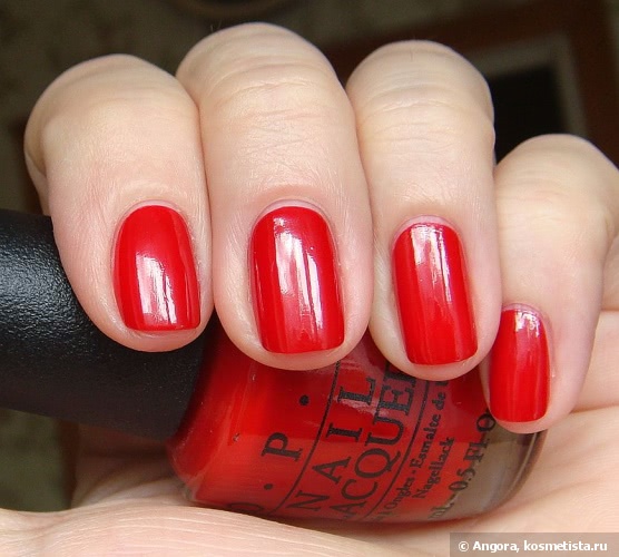 OPI Nail Lacquer Ink NL B61 & OPI Nail Lacquer Red Hot Rio NL A70