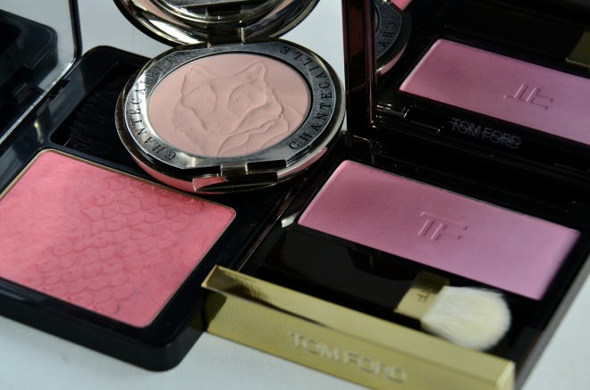 Универсальная палетка для романтичного макияжа в розовых тонах Tom Ford Eye and Cheek Shadow #02 Pink Ombre