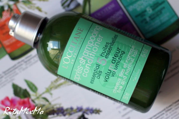 L'occitane Five Essential Oils шампунь и кондиционер для волос