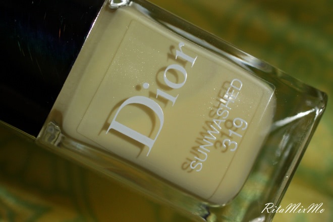 Dior Tye Dye Summer Collection 2015. Dior Vernis Nail Lacquer #319 Sunwashed - самый нежный желтый