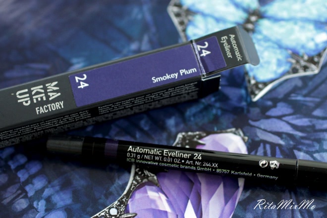 Make Up factory Automatic Eye Liner # 24 Smokey Plum. Не зря я его купила, карандаш оказался отменным