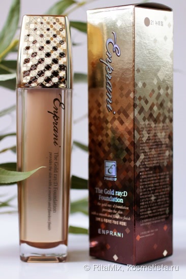 Моя новая тональная основа Enprani The Gold Ray:D Foundation, Spf25++