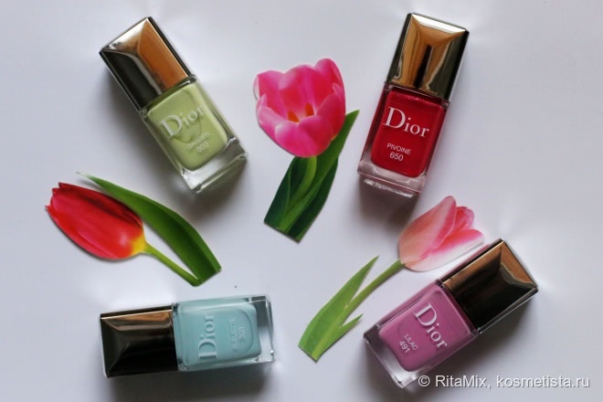 Пион, расцветший для меня в феврале. Dior Vernis Couture Colour Gel Shine And Long Wear Nail Lacquer # 650 Pivoine из весенней коллекции 2016 года Dior Glowing Gardens