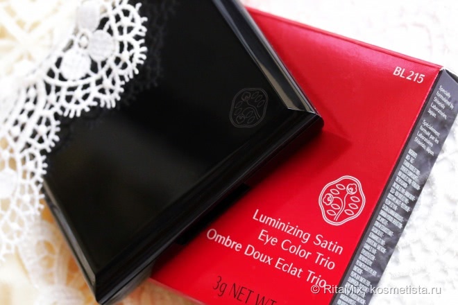 Кружевная вуаль Дика Пейджа. Shiseido Luminizing Satin Eye Color Trio BL215 Static