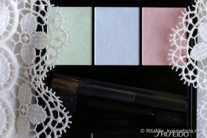 Кружевная вуаль Дика Пейджа. Shiseido Luminizing Satin Eye Color Trio BL215 Static