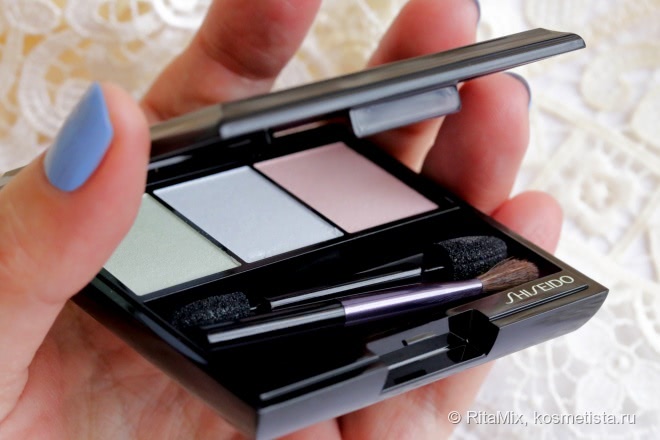 Кружевная вуаль Дика Пейджа. Shiseido Luminizing Satin Eye Color Trio BL215 Static