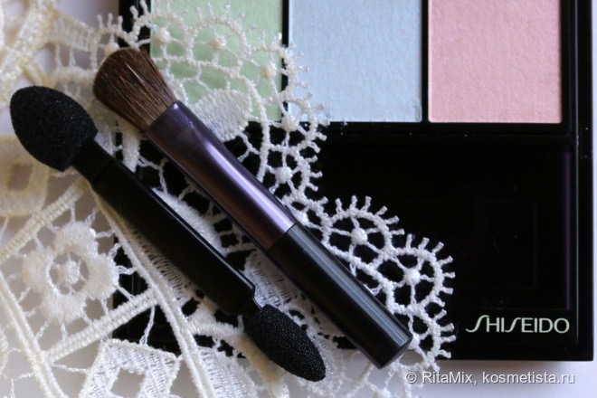 Кружевная вуаль Дика Пейджа. Shiseido Luminizing Satin Eye Color Trio BL215 Static