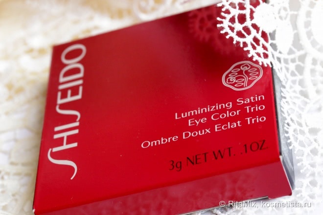 Кружевная вуаль Дика Пейджа. Shiseido Luminizing Satin Eye Color Trio BL215 Static