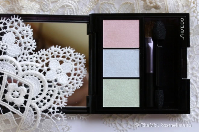 Кружевная вуаль Дика Пейджа. Shiseido Luminizing Satin Eye Color Trio BL215 Static
