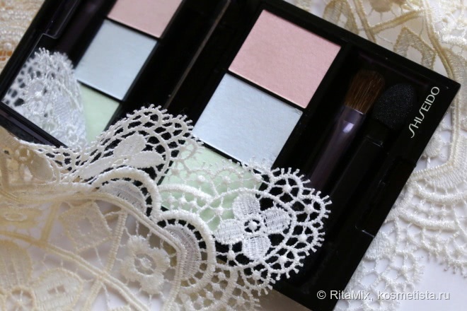 Кружевная вуаль Дика Пейджа. Shiseido Luminizing Satin Eye Color Trio BL215 Static