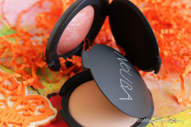 Знакомство с маркой Nouba. Пудра Boule Powder # 72 и румяна Blush on Bubble #46