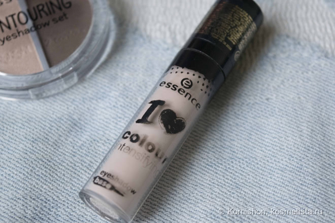 Дуэт от Essence: тени для век Contouring Eyeshadow Set + база I love colour intensifying