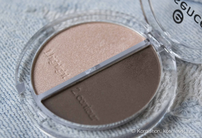 Дуэт от Essence: тени для век Contouring Eyeshadow Set + база I love colour intensifying