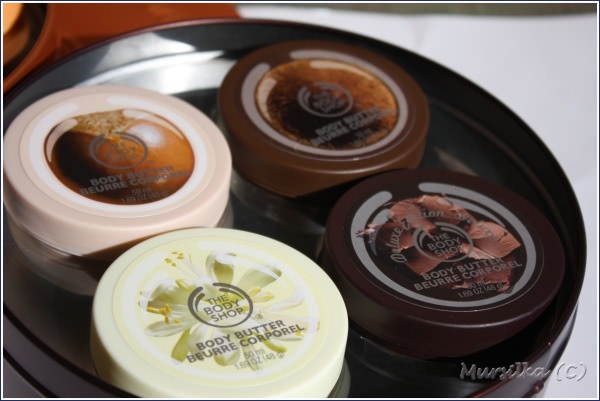 The Body Shop: Гастрономия для тела (масло, молоко, пюре, сорбет)