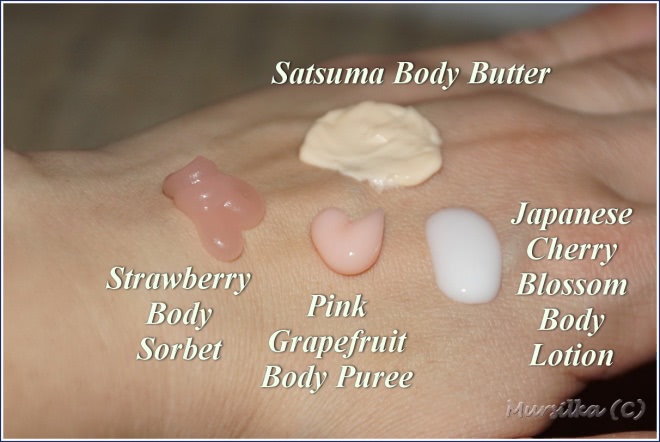 The Body Shop: Гастрономия для тела (масло, молоко, пюре, сорбет)