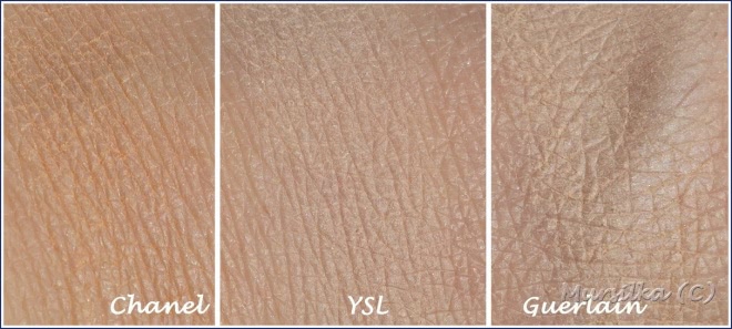 Тональные средства YSL (консилер-хайлайтер, тональный крем, компактная пудра)
