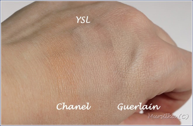 Тональные средства YSL (консилер-хайлайтер, тональный крем, компактная пудра)