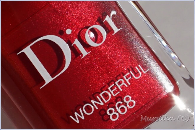 Лак-огонь Dior Vernis Couture Colour Gel Shine and Long Wear Nail Lacquer # 868 Wonderful
