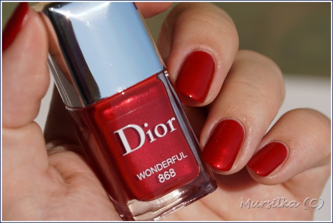 Лак-огонь Dior Vernis Couture Colour Gel Shine and Long Wear Nail Lacquer # 868 Wonderful