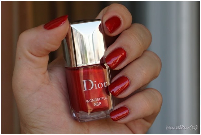Лак-огонь Dior Vernis Couture Colour Gel Shine and Long Wear Nail Lacquer # 868 Wonderful