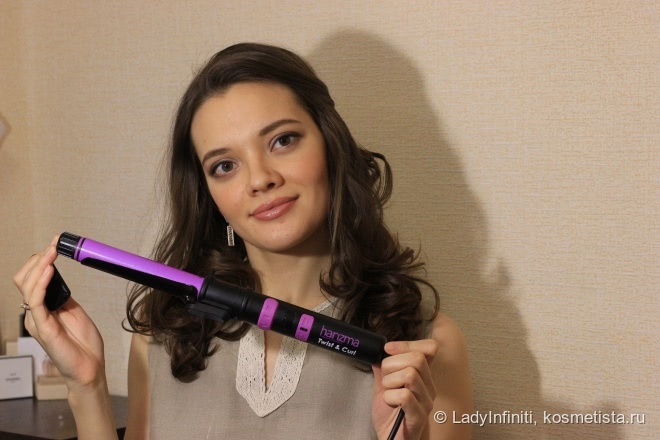 Новая игрушка - щипцы для волос Harizma hl 0330 Twist & Curl и термозащита Kerastase