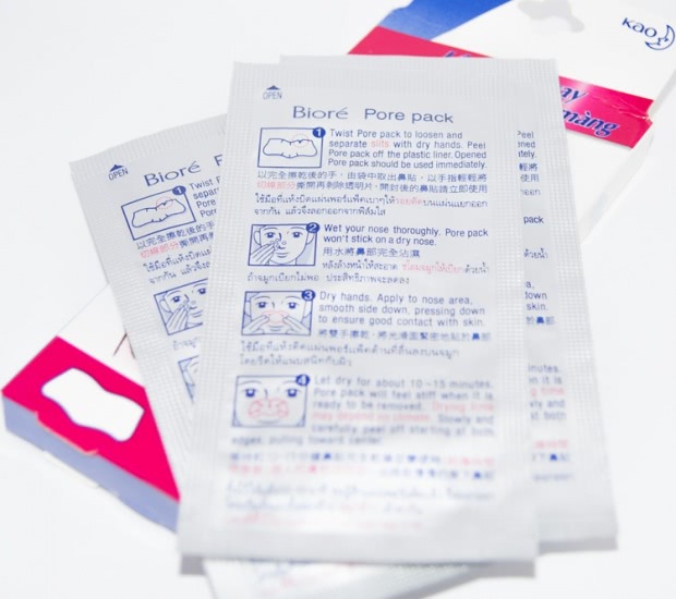 Очищающие полоски для носа Biore Pore Pack
