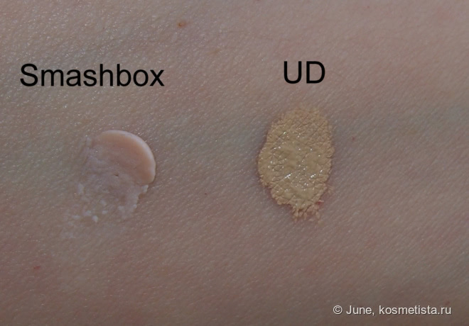Базы под тени Smashbox 24 Hour Photo Finish Shadow Primer, Urban Decay Eyeshadow Primer Potion (Eden)