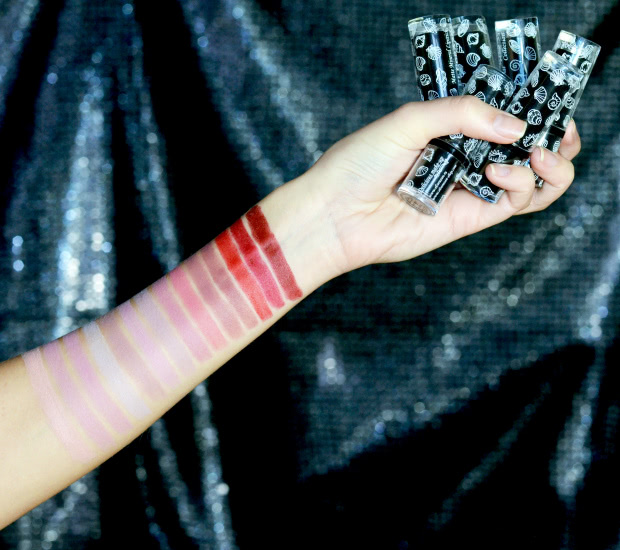 Новинка! EL Corazon EL Corazon Matte Mineral Lipstick # 601-713 Свотчи всех оттенков