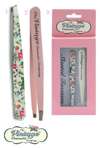 Выщипываем The Vintage Cosmetic Company Slanted Tweezers Floral