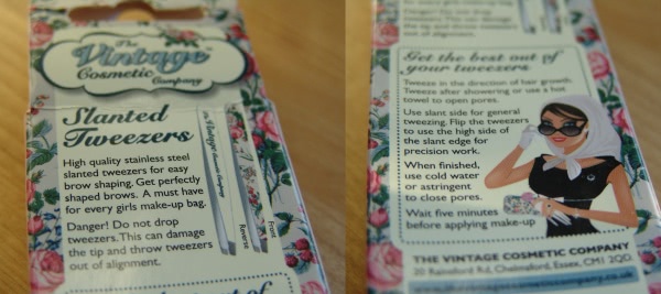 Выщипываем The Vintage Cosmetic Company Slanted Tweezers Floral