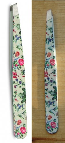 Выщипываем The Vintage Cosmetic Company Slanted Tweezers Floral