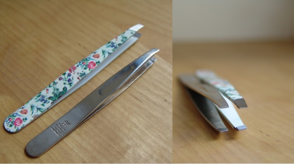 Выщипываем The Vintage Cosmetic Company Slanted Tweezers Floral