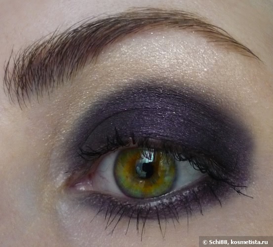 Полуночный фиолетовый. Tony Moly Delight Mono Shadow Glitter # 11 Electric Shock