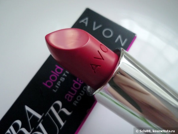 Максимум Цвета. Avon Ultra Color Bold lipstick # Rapid Rose