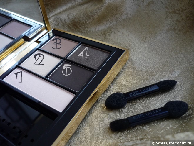Оттенки тауп и слоновой кости... Estee Lauder Pure Color Envy Sculpting EyeShadow 5-Color Palette # 02 Ivory Powder
