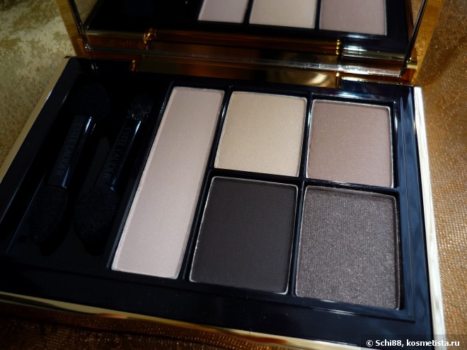Оттенки тауп и слоновой кости... Estee Lauder Pure Color Envy Sculpting EyeShadow 5-Color Palette # 02 Ivory Powder