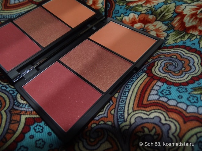 Сахарные румяна. Sleek MakeUP Blush By 3 Palette # Sugar