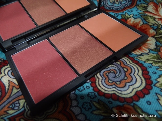 Сахарные румяна. Sleek MakeUP Blush By 3 Palette # Sugar