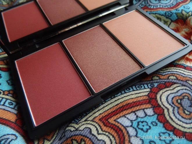 Сахарные румяна. Sleek MakeUP Blush By 3 Palette # Sugar