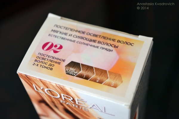 L`Oreal Casting Sunkiss Jelly Осветляющий Гель 01 и 02
