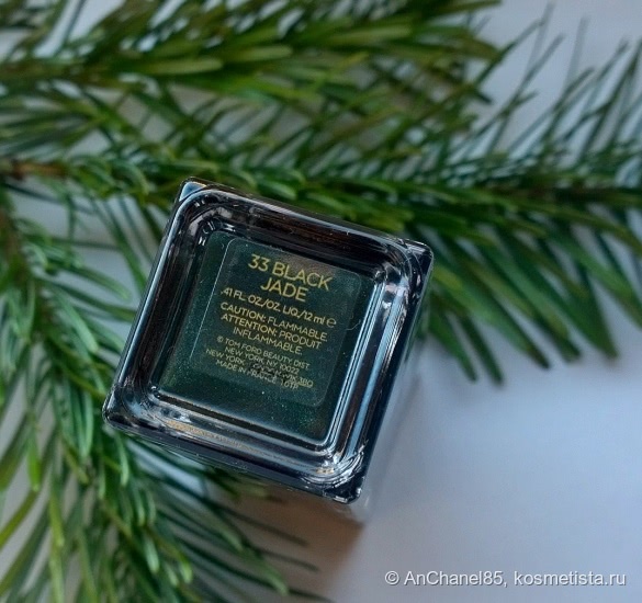 Совсем не весенний Tom Ford Nail laquer 33 black jade