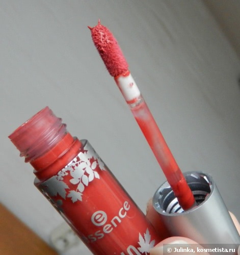Привет из осени - Essence Нello autumn - lip cream 01 beauti-FALL red