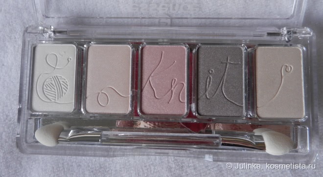Нежная и уютная - Essence Happy girls are pretty eyeshadow palette 01 Happiness is... seeing your smile